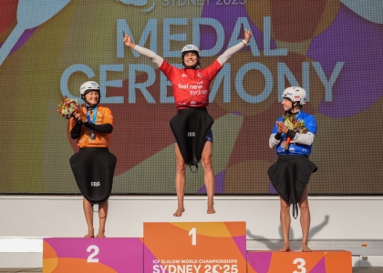 Angele Hug kayak cross Sydney 2025 France podium