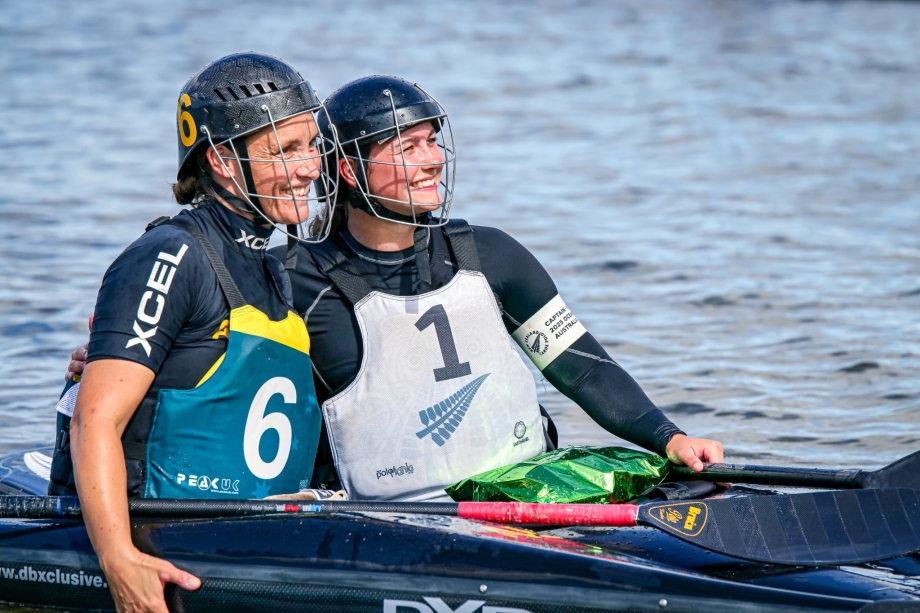 AUS and NZL Women Canoe Polo 2025