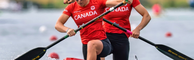 Canada Zoe Wojtyk Katie Vincent canoe sprint Milan 2025