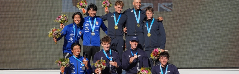 France podium Sydney 2025 kayak teams