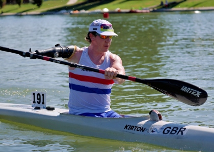 Jonathan White Paracanoe Great Britain Gyor 2025