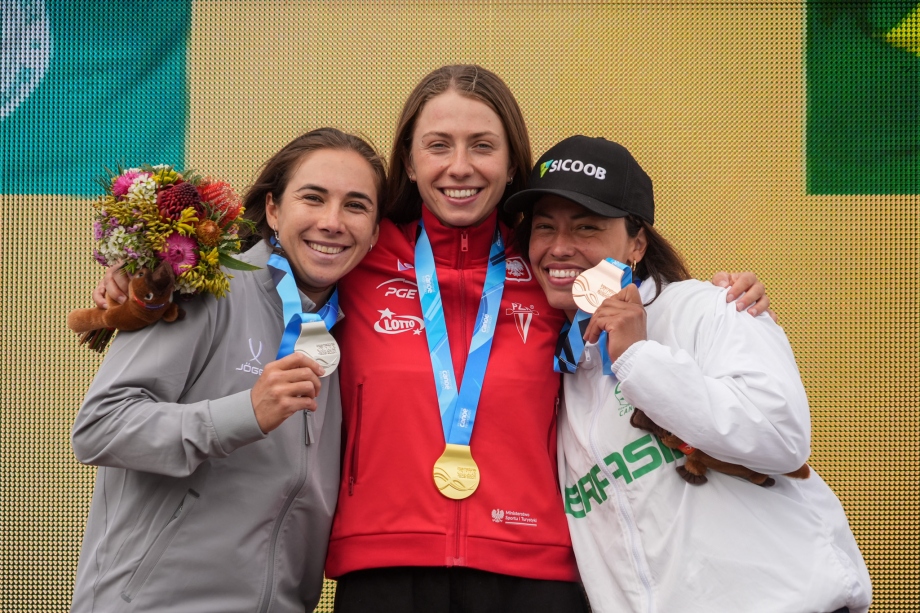 Klaudia Zwolinska Poland C1 Sydney 2025 canoe slalom podium