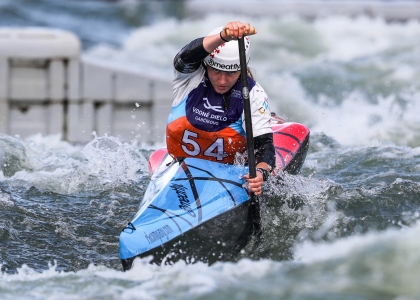 Marie Nemcova 2022 Bratislava wildwater canoeing