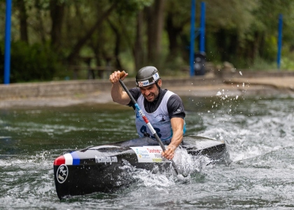 Nicolas Sauteur France wildwater canoeing 2025 Skopje