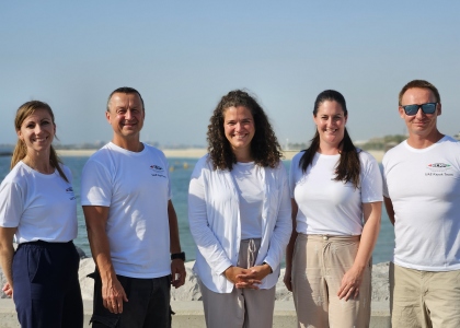 Noemi Horvath UAE site visit ICF SUP World Championships 2025
