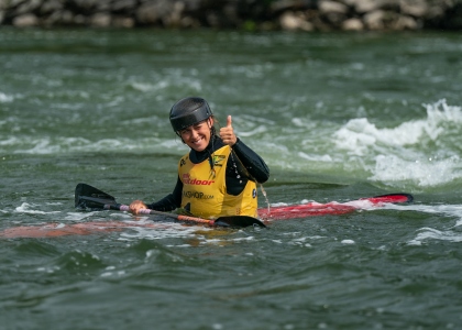 Ottilie Robinson-Shaw canoe freestyle kayak 2025 Plattling squirt