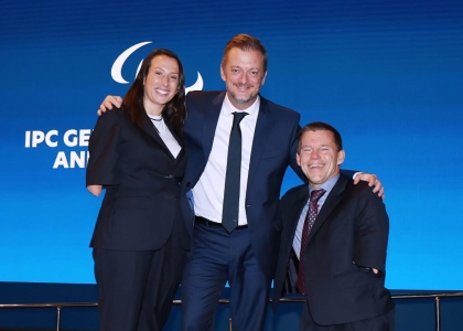 Andrew Parsons will serve for a third and final four-year term