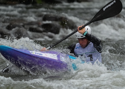 Ziga Lin Hocevar kayak cross Foix 2025